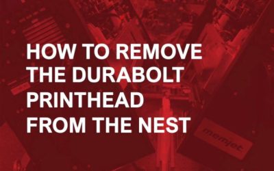 13. How to Remove the DuraBolt Printhead from the Nest