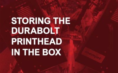 Storing the DuraBolt Printhead in the Box